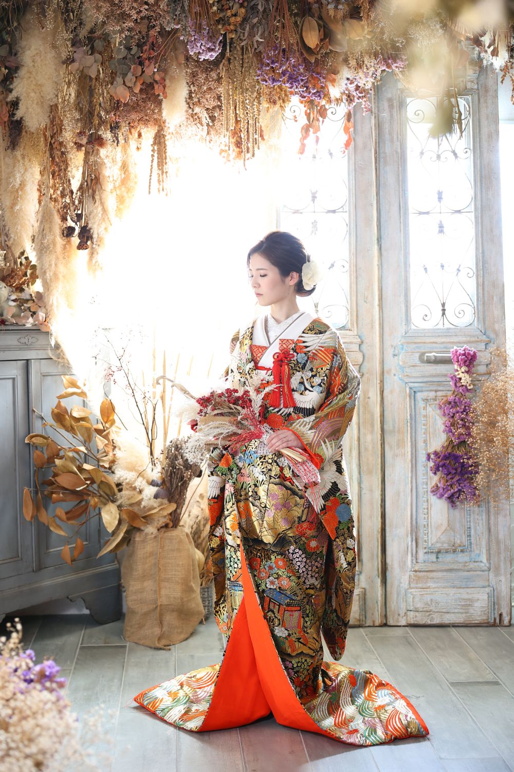 ドライフラワープラン衣装